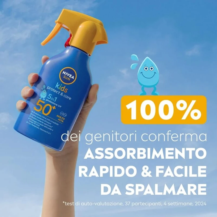 Nivea Kids Sonnenschutzspray LSF 50+, sehr hoher Schutz, 270 ml