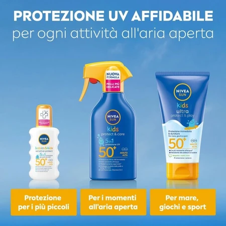 Nivea Kids Sonnenschutzspray LSF 50+, sehr hoher Schutz, 270 ml