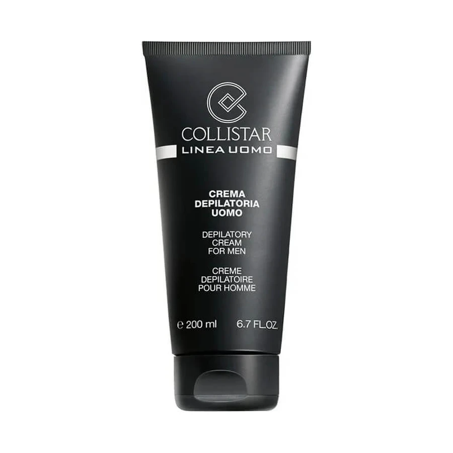 Línea para hombre de Collistar - Crema depilatoria con espátula, 200 ml