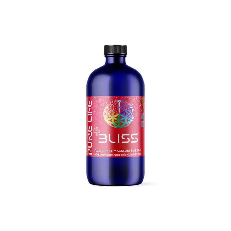 Or, cuivre, magnésium et argent colloïdal, Bliss x 480ml, Pure Life
