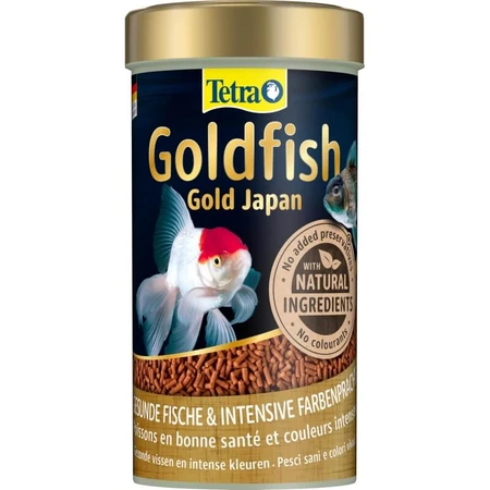 Tetra Goldfish Gold Japan - Complete Food for Japanese Goldfish, 250 ml