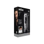 Serie 7 hc7590 - Cortapelo para hombre con cuchilla afilada - Negro/Plata