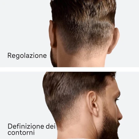 Serie 7 hc7590 - Cortapelo para hombre con cuchilla afilada - Negro/Plata