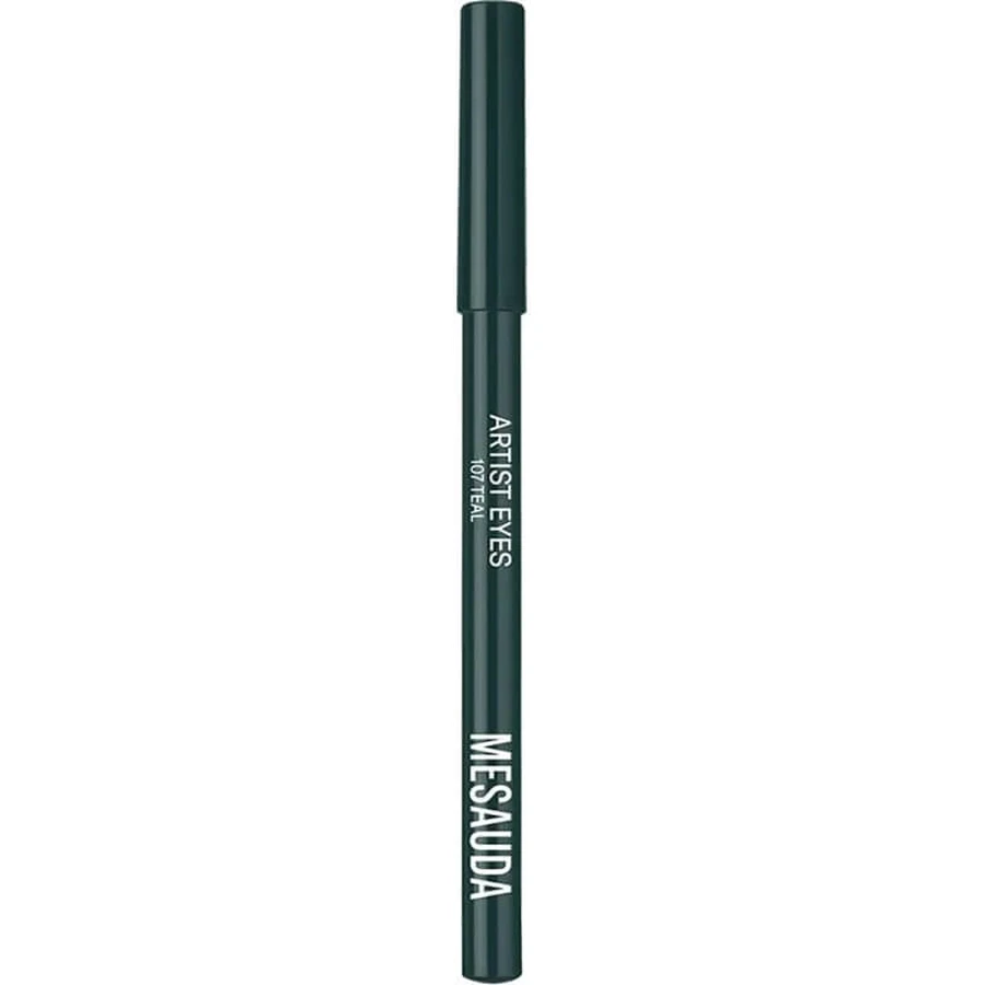 Mesauda Artist Eyes - Lápiz de ojos Kohl - Línea precisa - N.º 107 Verde azulado