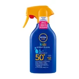 Nivea Sonnenschutz LSF 50+ Sun Kids Protech &amp; Care 5-in-1-Sonnenspray für Kinder, 250 ml