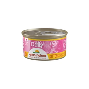 Almo Nature Daily Mousse Kitten with Chicken - Complete Food for Kittens, 85 g