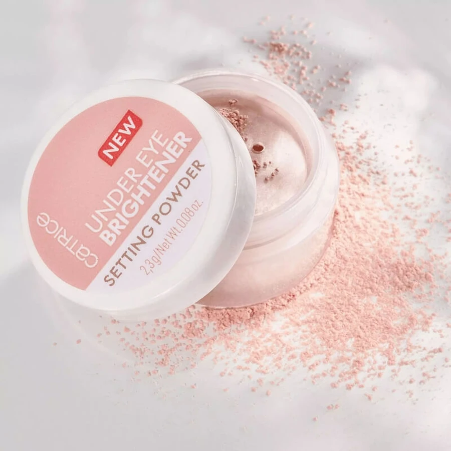 Poudre fixante éclaircissante pour le contour des yeux Catrice - Poudre pour le contour des yeux n° 010 Light Rose