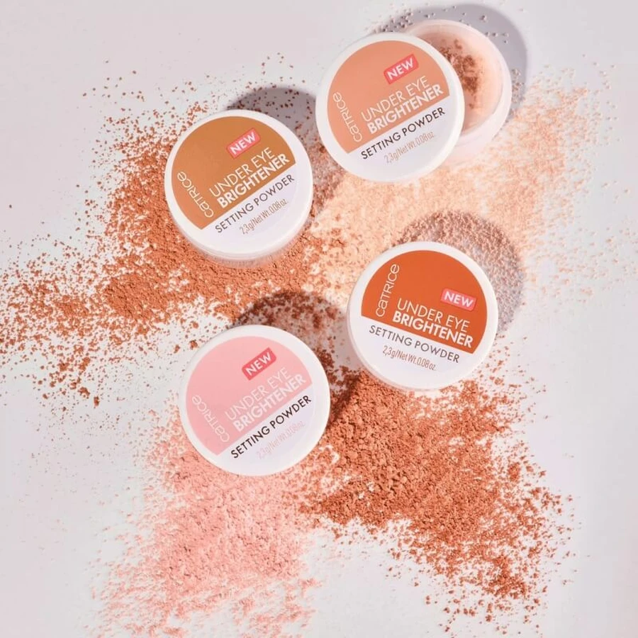 Poudre fixante éclaircissante pour le contour des yeux Catrice - Poudre pour le contour des yeux n° 010 Light Rose