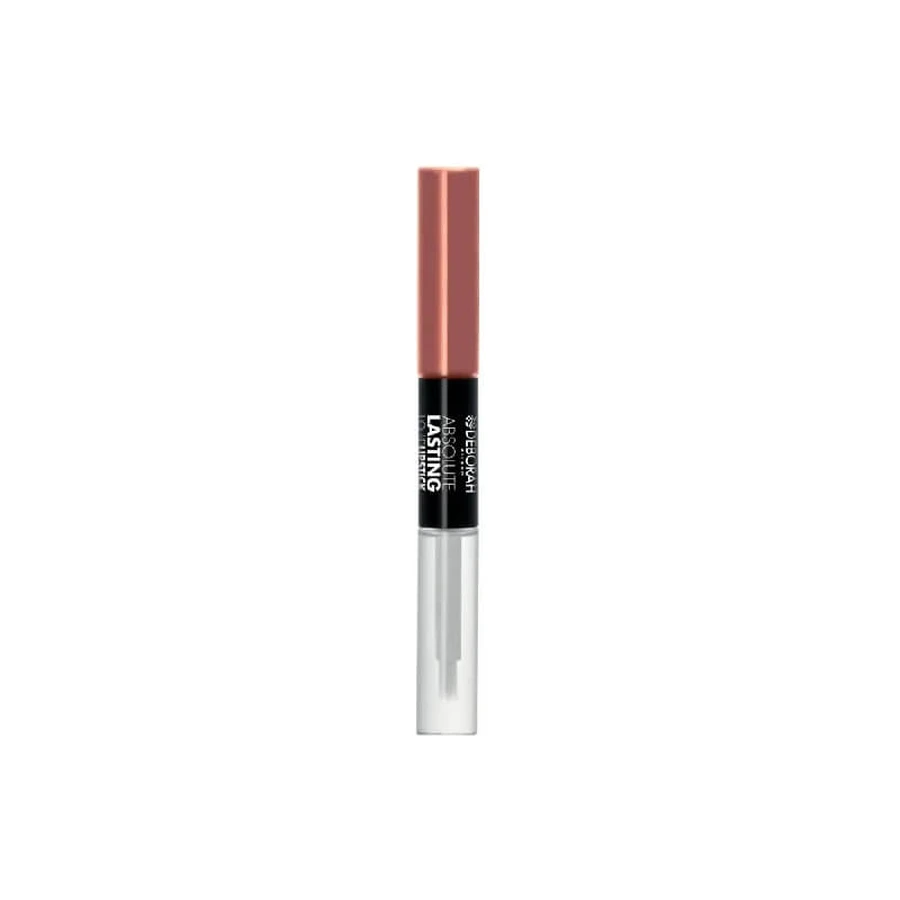 Deborah Absolute Lasting Liquid - Dúo de pintalabios n.º 16 Nude Beige