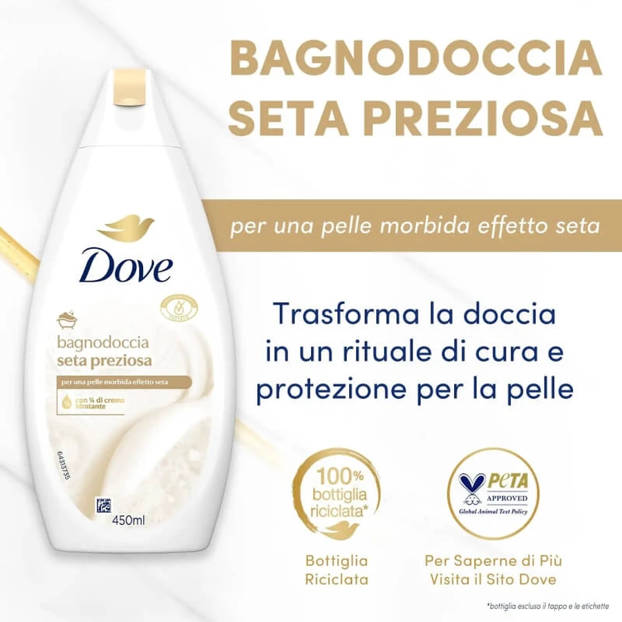 Dove Precious Silk - Shower Gel 450 ml