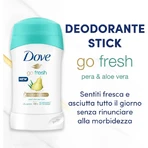 Dove Go Fresh Poire et Aloe Vera - Déodorant en stick, 40 ml