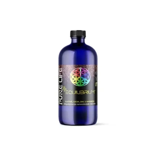 Platino, zinc, cromo y magnesio coloidal, Equilibrum x 480ml, Pure Life