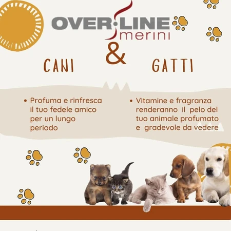 Merini Maurizio Kiss - Gentle Natural Deodorant for Pets, 200 ml