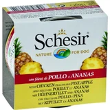 Schesir Chicken Tenderloin and Pineapple - Wet Dog Food, 150 g