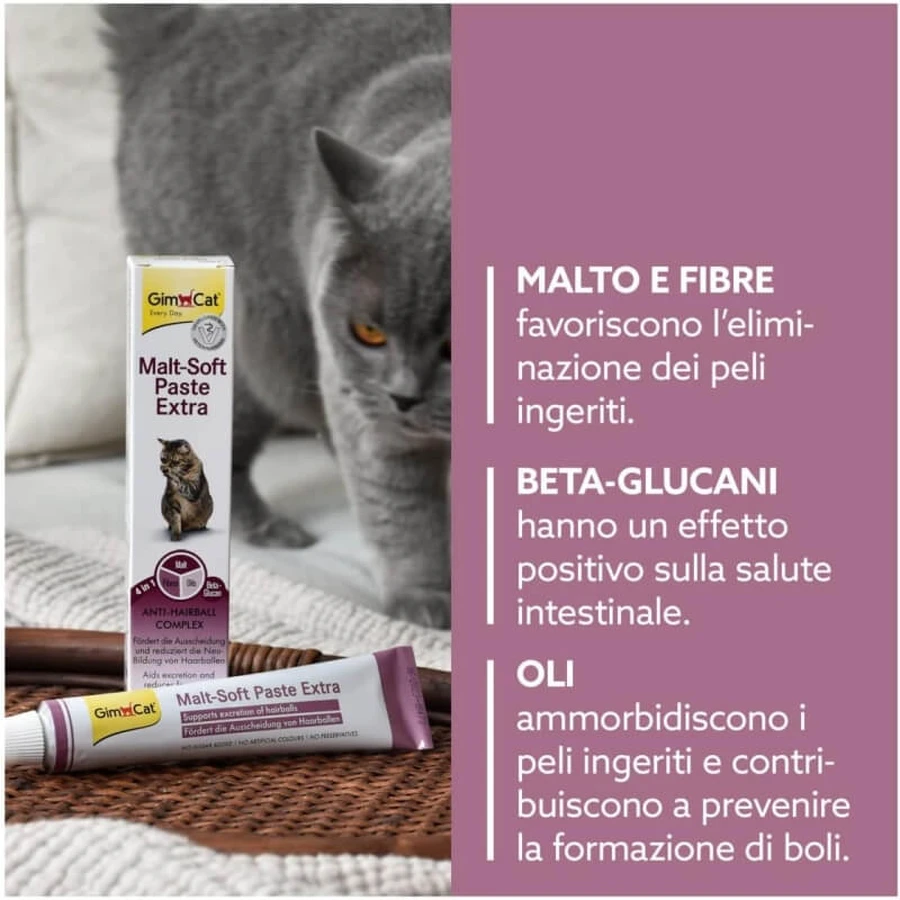 Gimborn Gimcat Malt-Soft Extra Professional - Aliment complémentaire pour chats, 100 g