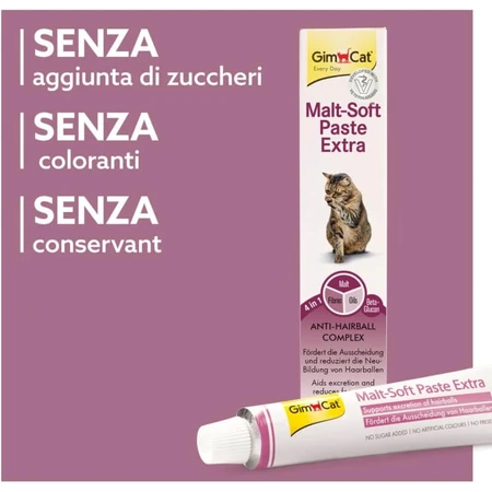 Gimborn Gimcat Malt-Soft Extra Professional - Aliment complémentaire pour chats, 100 g