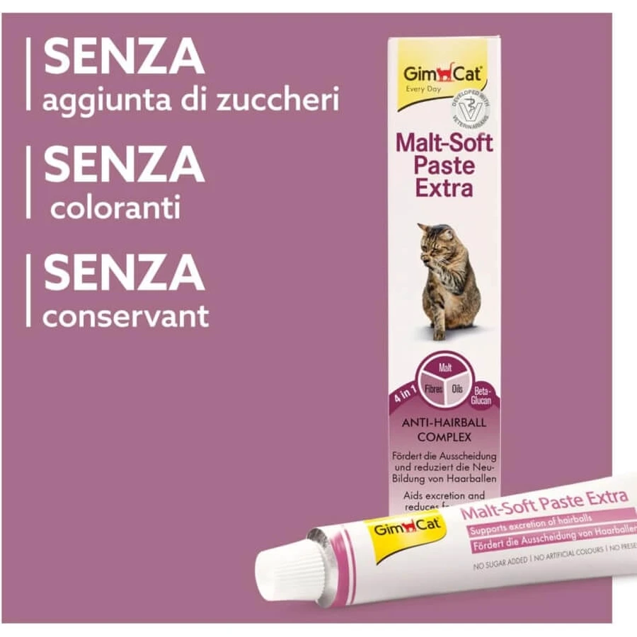 Gimborn Gimcat Malt-Soft Extra Professional - Aliment complémentaire pour chats, 100 g