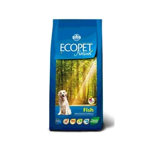 Farmina Ecopet Natural Fish - Alimento completo para perros adultos, 12 kg