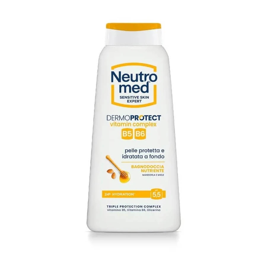 Neutromed Dermoprotect Complejo Vitamínico B5 B6 - Gel de ducha nutritivo 600 ml