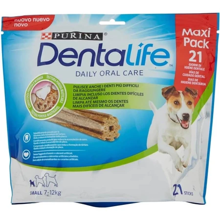 Dentalife - 21 bâtonnets dentaires anti-plaque et anti-tartre pour petits chiens