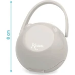 Kiokids Pacifier Holder with Clip 0m+ - Gray