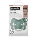 Suavinex Wonder Butterfly - SX Pro siliconenfopspeen, 6–18 maanden - Groen