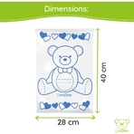 Lovabear Lovabear - 6 packs de conjuntos para bebé con ositos azules