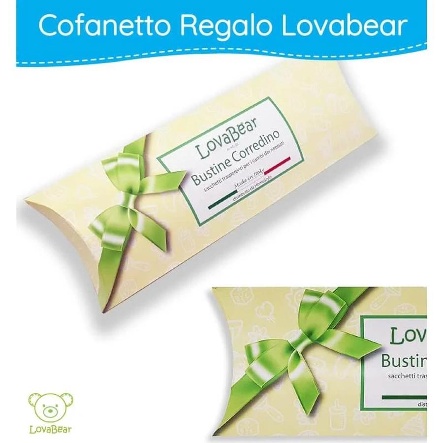 Lovabear Lovabear - 6 packs de conjuntos para bebé con ositos azules