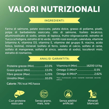 Nature’s Protection Superior Care pentru câini albi adulți, cu aromă de somon – hrană uscată completă pentru câini adulți de talie mică, 10 kg