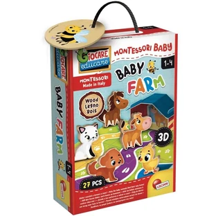 Lisciani Baby Farm - Educatief spel gebaseerd op de Montessori-methode