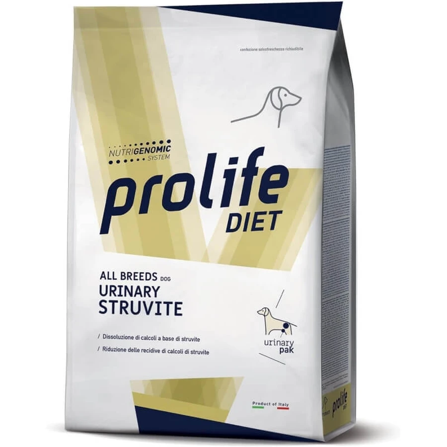 Prolife Diet Urinary Struvite All Beeds - Alimento completo para perros adultos con problemas urinarios, 2 kg