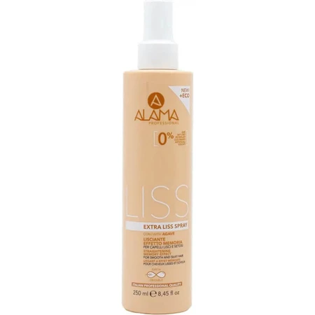 Alama Liss - Spray alisador con efecto memoria para un cabello liso y sedoso, 250 ml