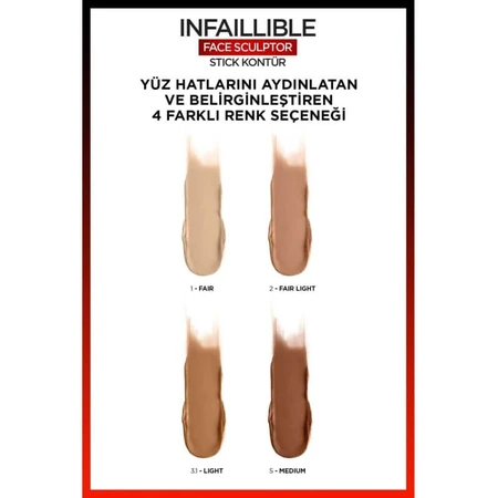 L'Oréal Paris Infaillible Face Sculptor - Bronzer - Medium