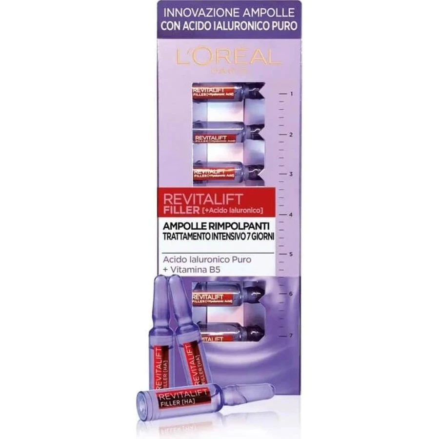 L'Oréal Paris Revitalift Filler + Hyaluronsäure – Ampullen für prallere Haut