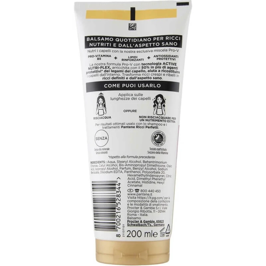 Pantene Perfect Curls – Pflegende Spülung 200 ml