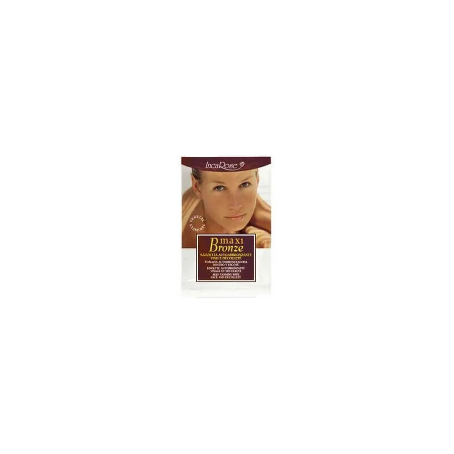 Incarose Maxi Bronze - Toallita autobronceadora para el rostro y el escote