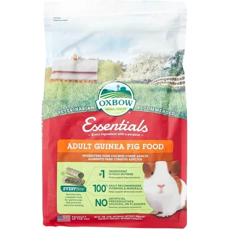Oxbow Essential Adult Guinea Pig Food - Complete Food for Adult Guinea Pigs, 2.27 kg