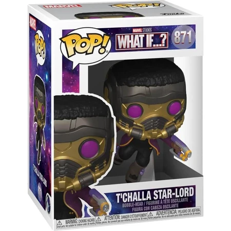 Funko 871 What If? - Pop! T'Challa Star-Lord