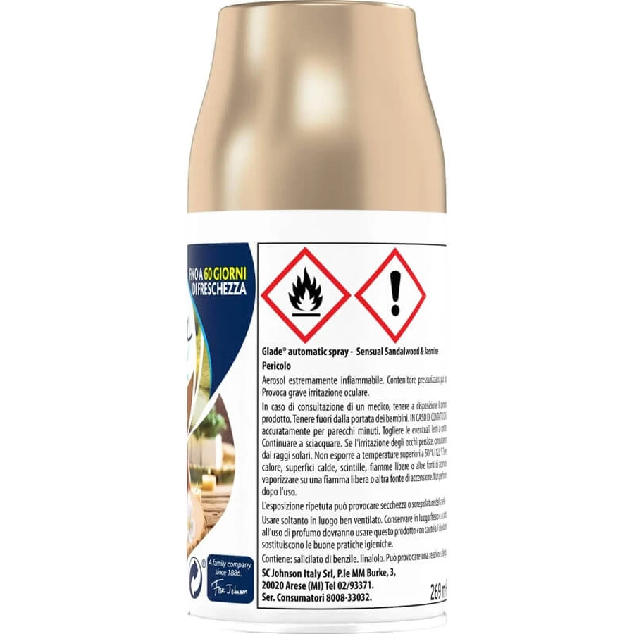 Glade Automatic Spray – Nachfüllpackung für Raumduft „Sandelholz und Jasmin“
