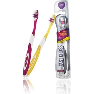 Clendy Fast Cross - Medium Toothbrush