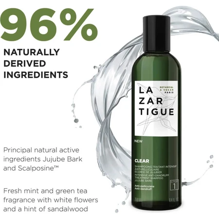 Lazartigue Clear Intensive Shampoo - Intensieve anti-roos shampoo 250 ml