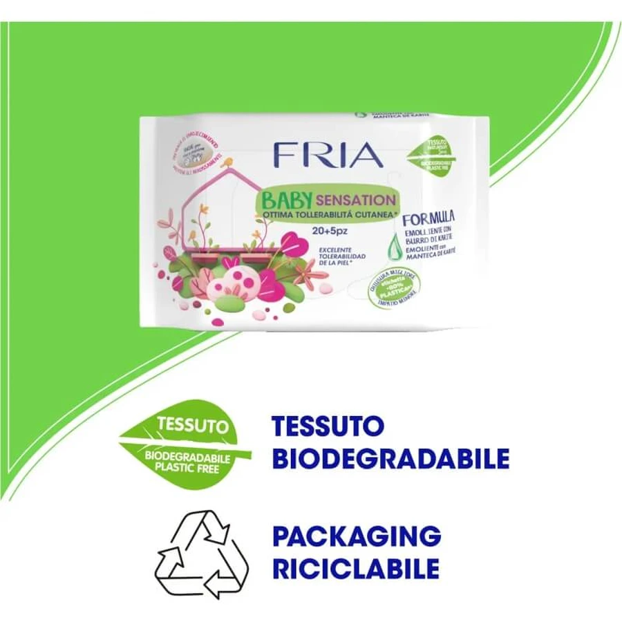 Fria Baby Sensation - 25 anti-redness wipes