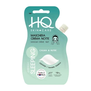 Hq Verzachtend en voedend nachtcrème-masker met ceramiden en Centella Asiatica, 25 ml