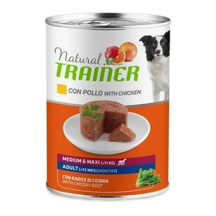 Natural Trainer Adult Medium &amp; Maxi Chicken – Alleinfuttermittel für ausgewachsene Hunde mittlerer und großer Rassen, 400 g