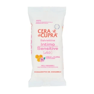 Cupra Intimate Sensitive pH 5.0 Wipes for Sensitive Skin, 12 intimate wipes