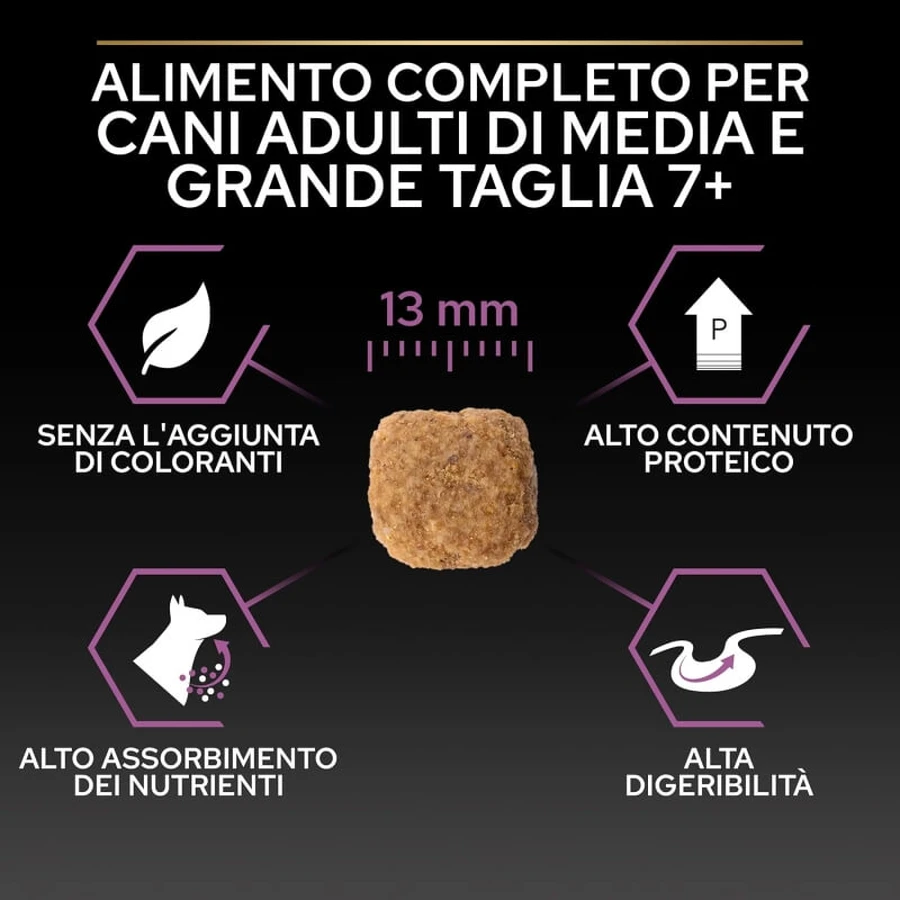 Purina Pro Plan Age Defense Medium &amp; Large Adult 7+ Huhn – Alleinfuttermittel für Hunde 14 kg