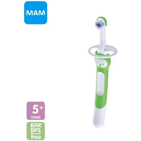 Mam Training Brush (Neutraal) - Tandenborstel voor kinderen vanaf 5 maanden