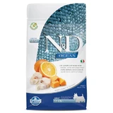 Farmina N&amp;d Ocean Adult Mini Kabeljauw, Pompoen en Sinaasappel - Compleet voer voor kleine volwassen honden, 800 g