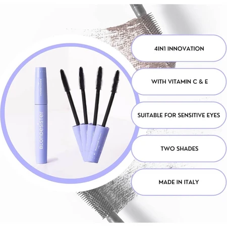 Blondesister 4-in-1 Click & Turn Multi-Purpose Mascara No. 01 Ultra Black