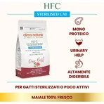 Almo Nature HFC « Our Best » au porc stérilisé - Aliment complet pour chats adultes stérilisés, 1,2 kg